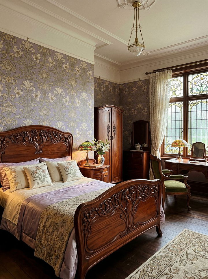 30 Bedroom Vintage Wallpapers for a Nostalgic Vibe