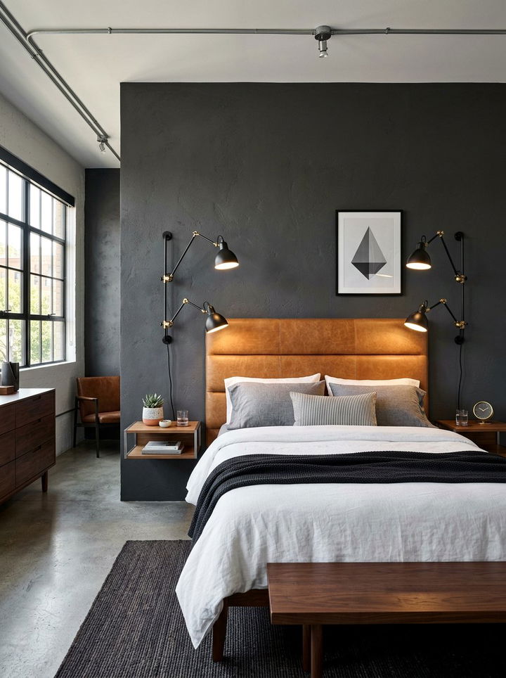 Articulating Task Wall Lights - 30 bedroom sconce ideas