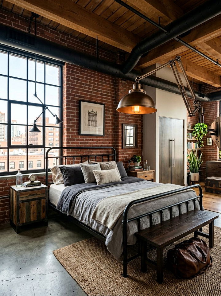 Articulating wall lamp - 30 bedroom task lighting ideas