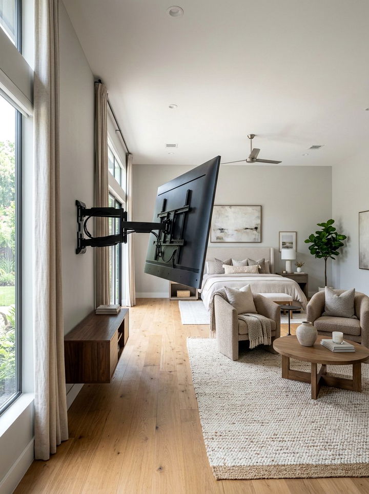 30 Bedroom TV Ideas for a Stylish and Cozy Home Setup