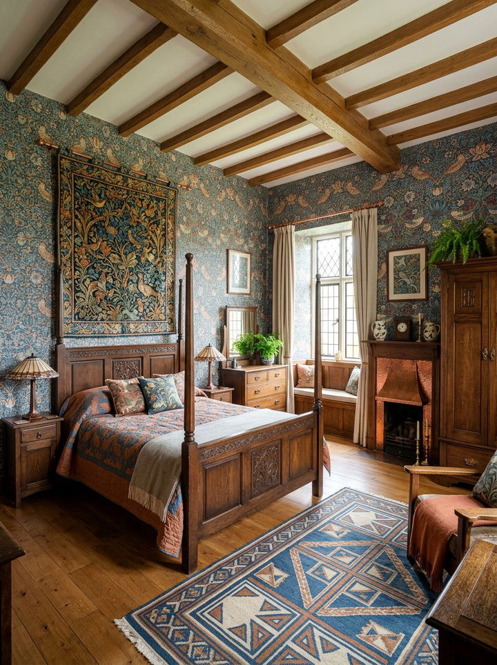 Arts and crafts bedroom - 30 historic home bedroom ideas