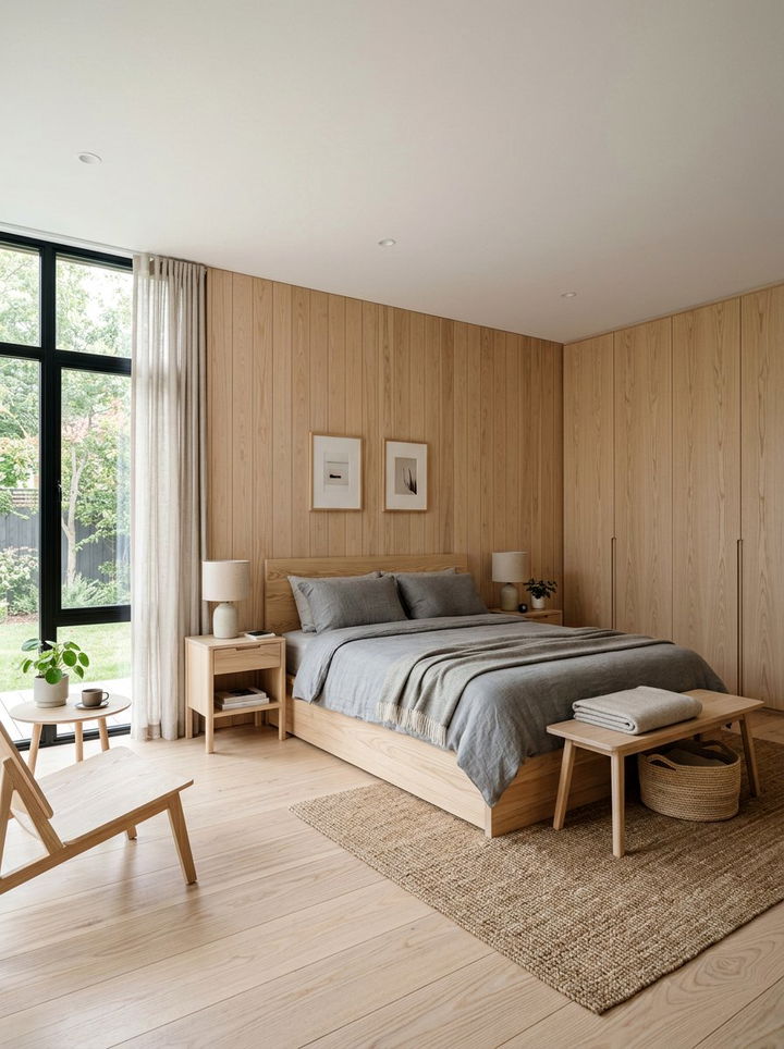 Ash Wood Bedroom - 30 muted tone bedroom ideas