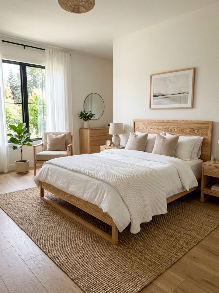 Ash Wood White Bedroom - 30 white and wood bedroom color combo