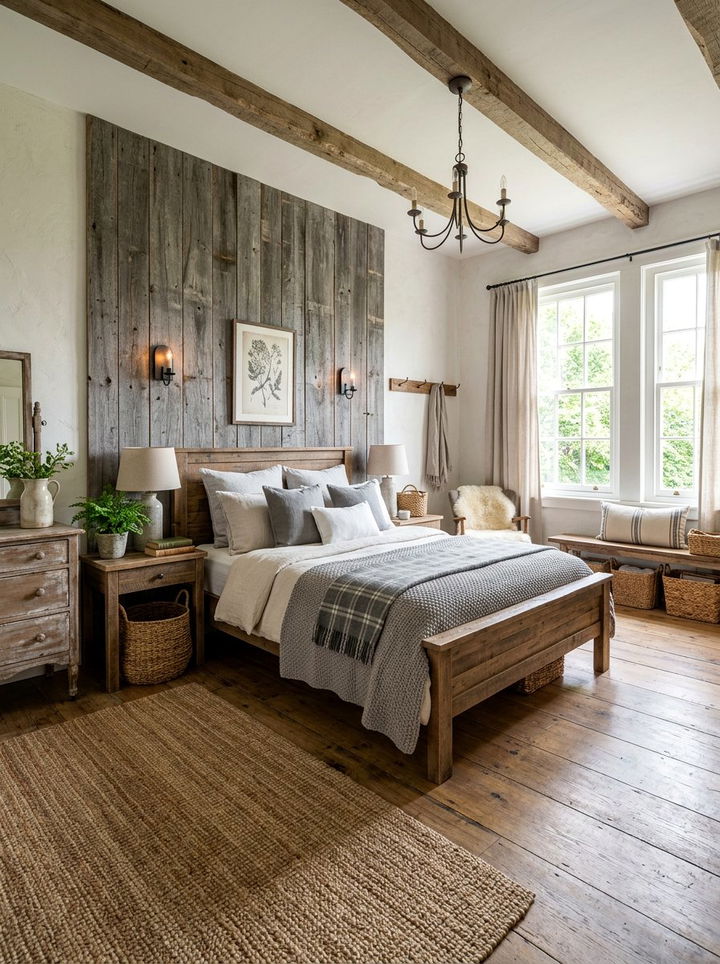 Ash gray rustic bedroom - 30 all gray bedroom ideas