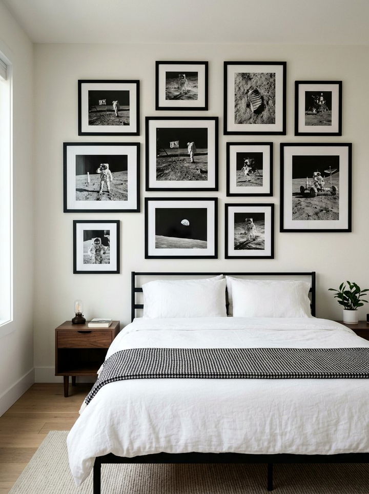 Astronaut photography prints - 30 astronaut bedroom ideas