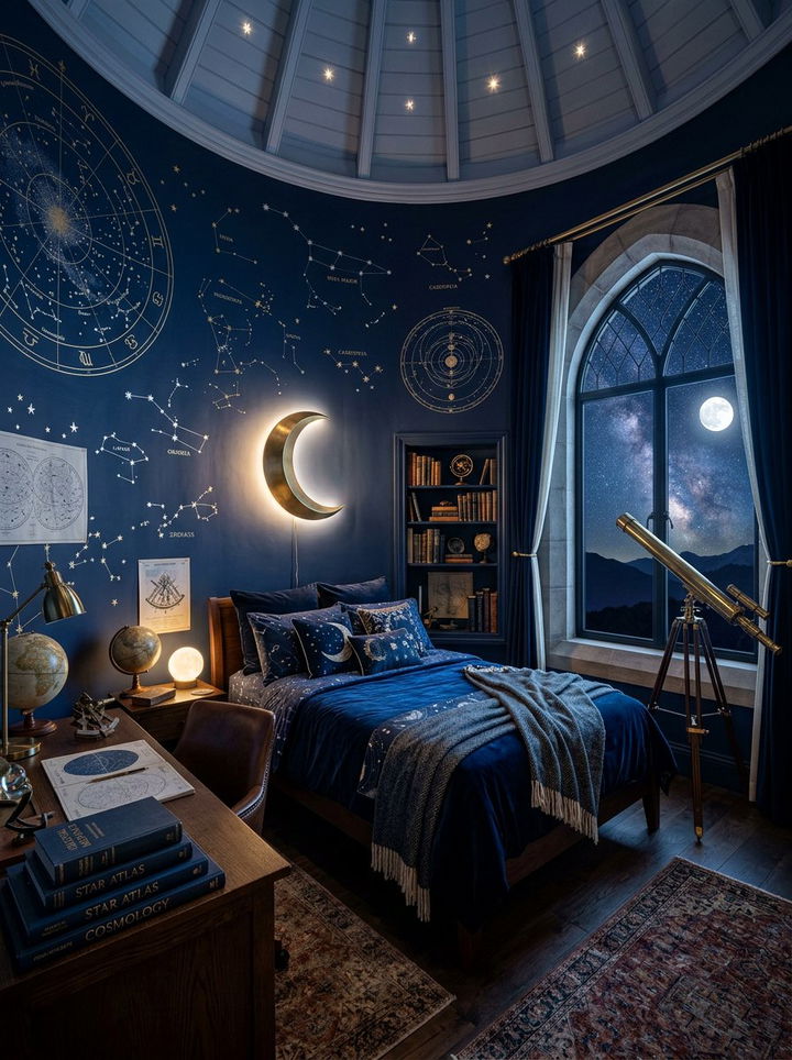 Astronomy Tower Bedroom - 30 Harry Potter bedroom ideas