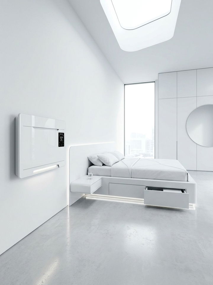 Atomi Smart Wall Heater - 30 bedroom space heaters