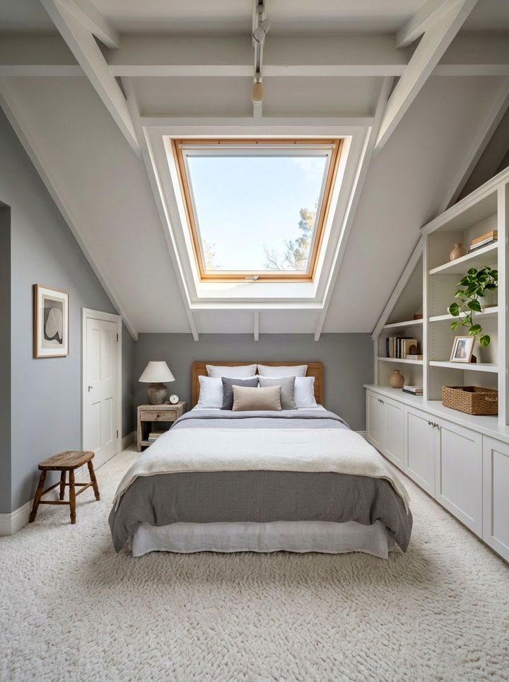 Attic Bedroom - 30 bedroom redesign ideas