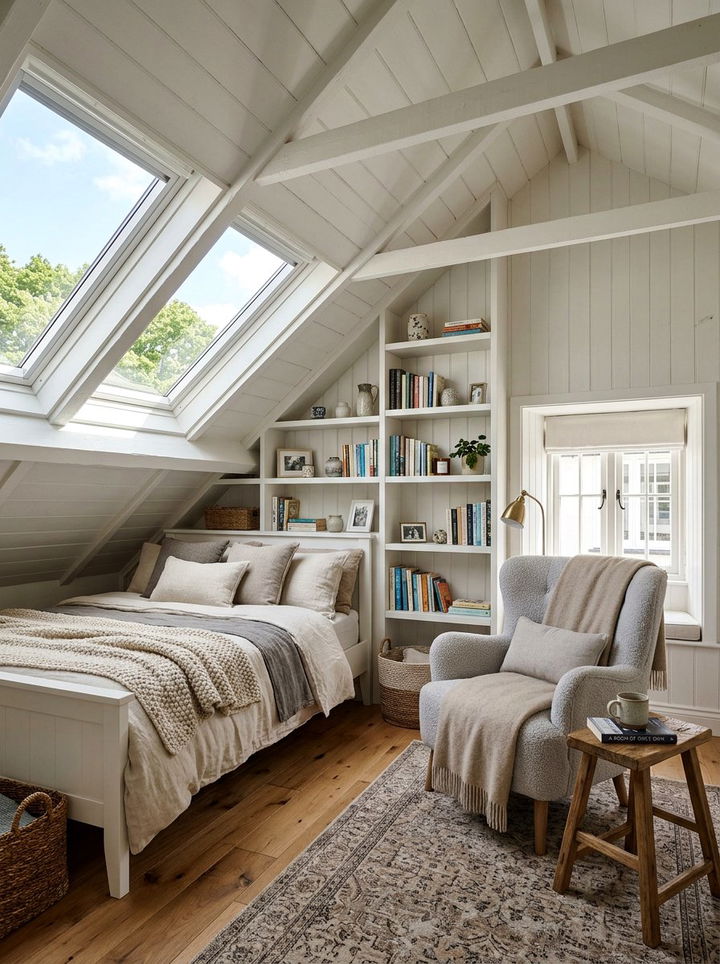 Attic Bedroom - 30 cozy bedroom ideas