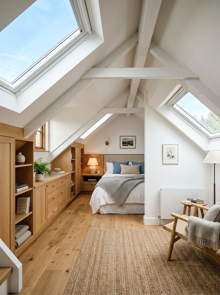 Attic Bedroom Conversion - 30 before and after bedroom ideas