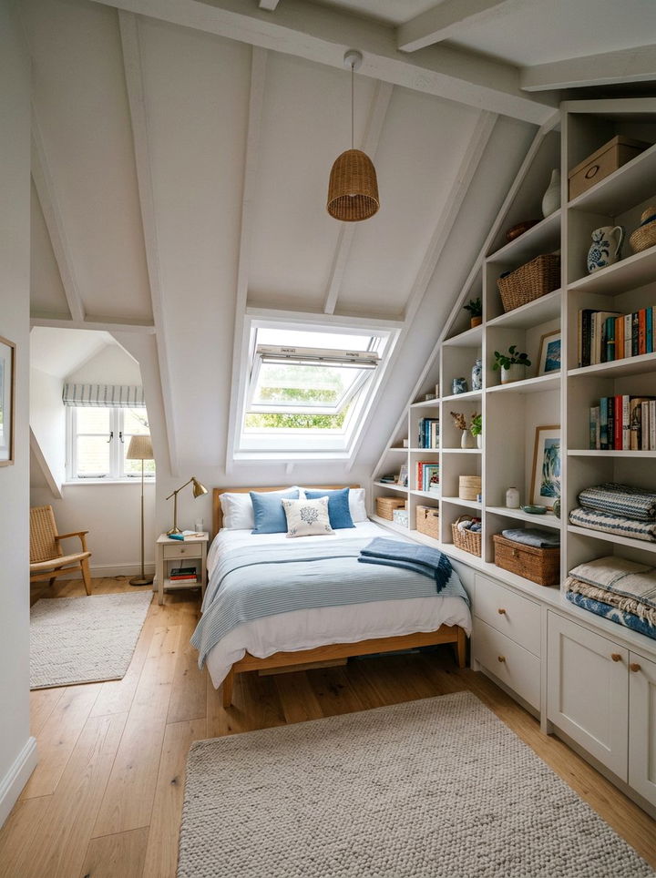 Attic Bedroom Eaves Storage - 30 bedroom niche ideas