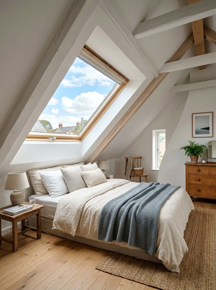 Attic Bedroom Roof Window - 30 bedroom natural lighting ideas