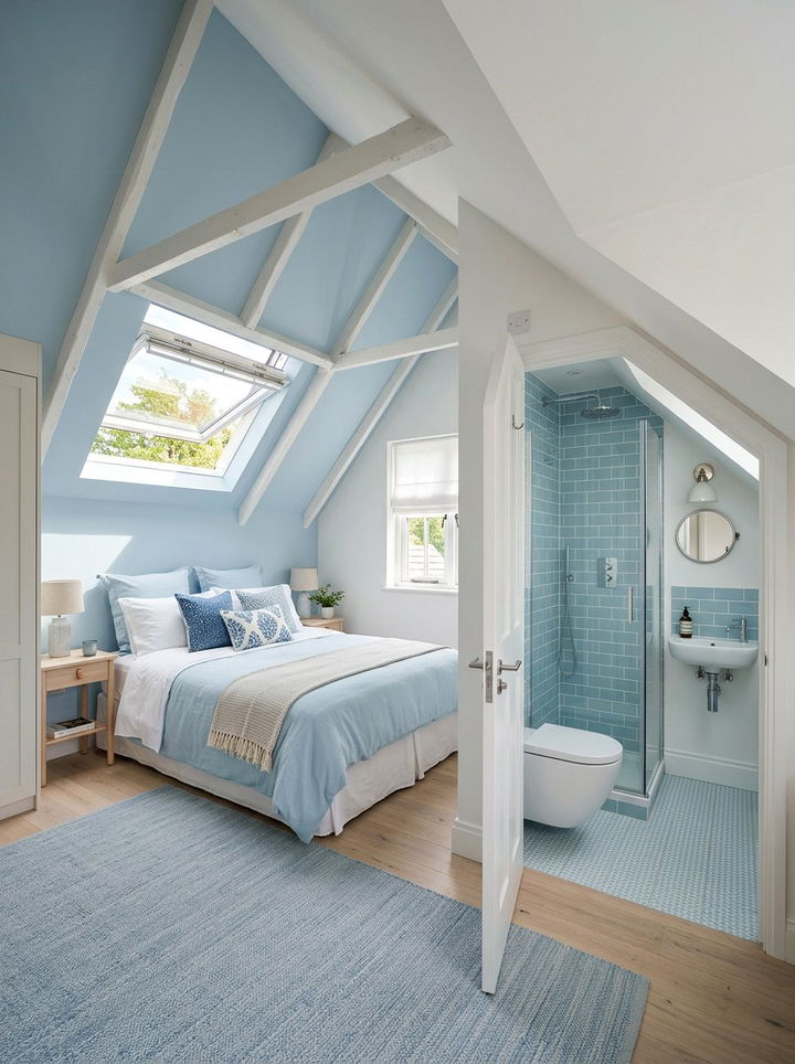 Attic Bedroom With Small Ensuite - 30 bedroom ensuite ideas