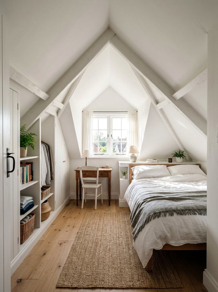 Attic Bedroom - 30 airy bedroom ideas