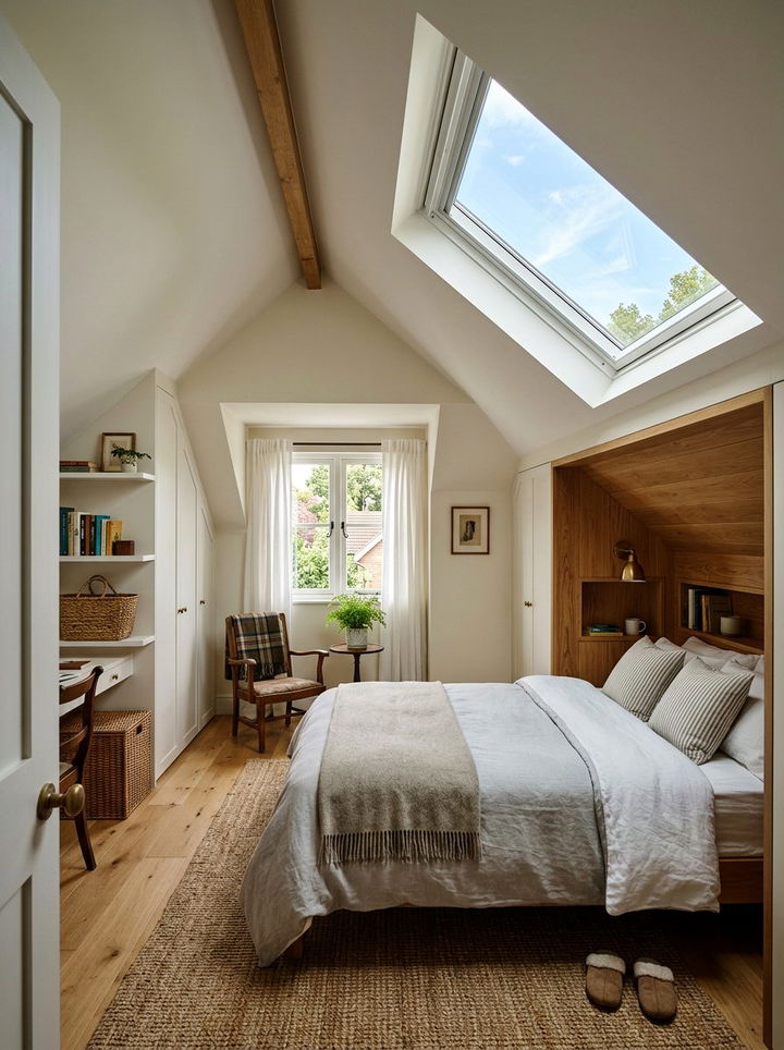 Attic Guest Bedroom - 30 guest bedroom ideas