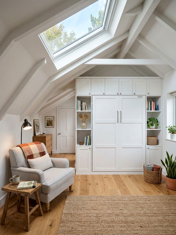 Attic Murphy Bed - 30 bedroom murphy bed ideas