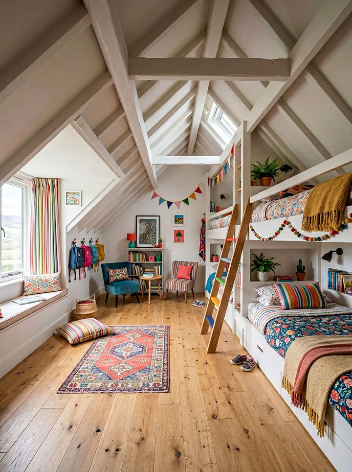Attic Quadruple Bedroom - 30 quadruple bedroom ideas