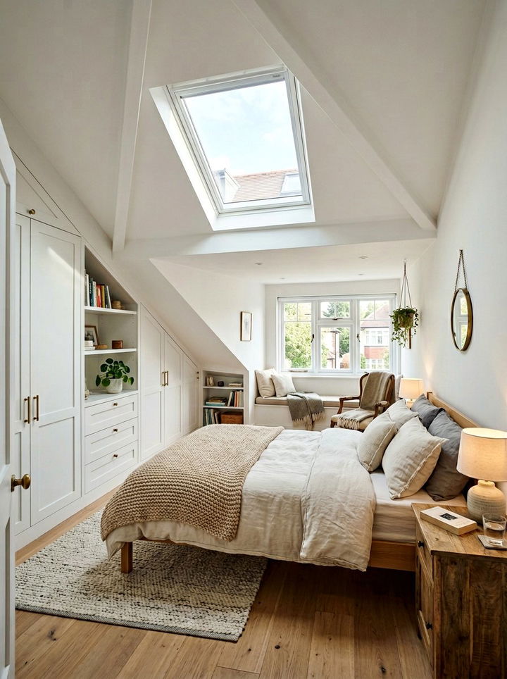 Attic Square Bedroom - 30 square bedroom ideas