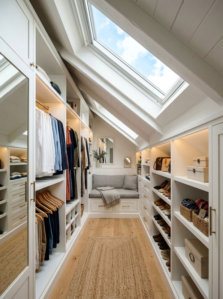Attic Walk In Closet - 30 bedroom walk-in closet ideas