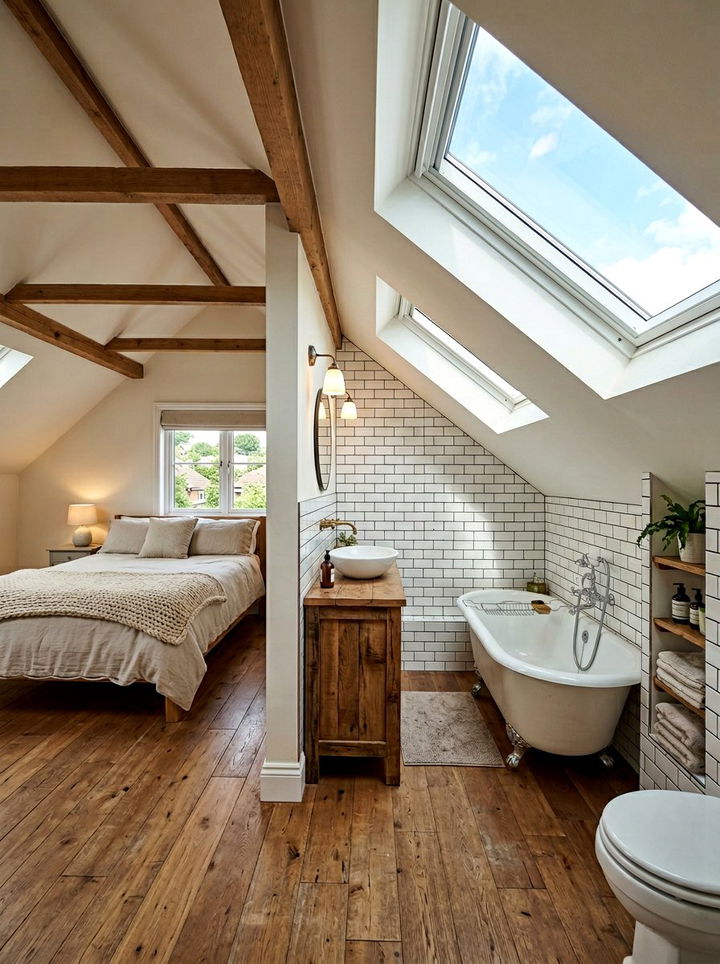 Attic bedroom bathroom renovation - 30 bedroom to bathroom conversion ideas