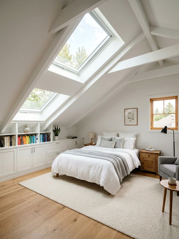 Attic bedroom conversion - 30 bonus room to bedroom ideas