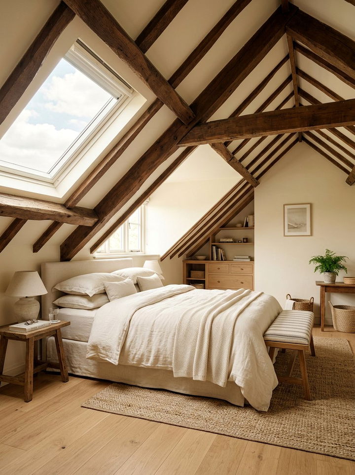 Attic cream bedroom - 30 contemporary cream bedroom ideas