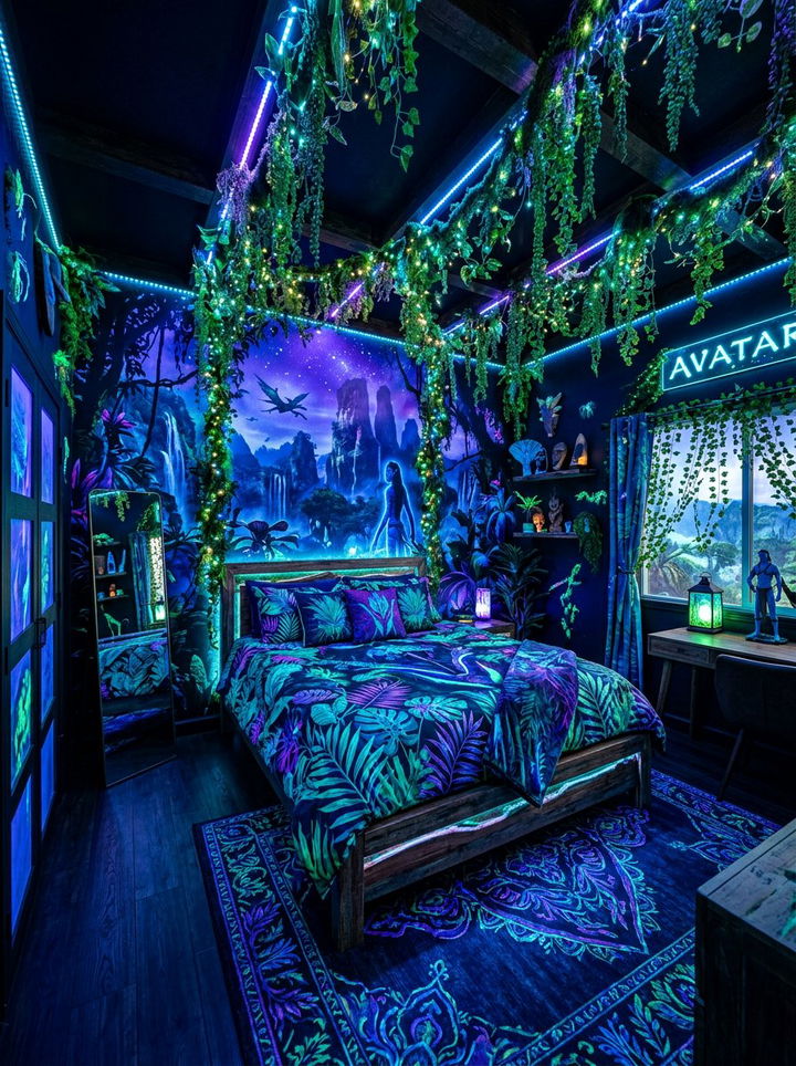 Avatar Bedroom - 30 movie themed bedroom ideas