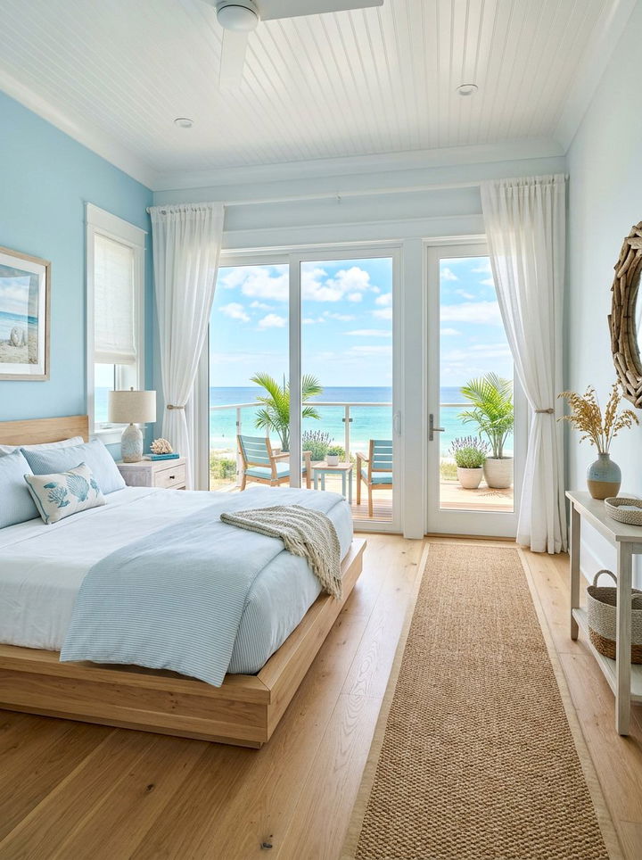 Balcony Access Path - 30 long bedroom ideas