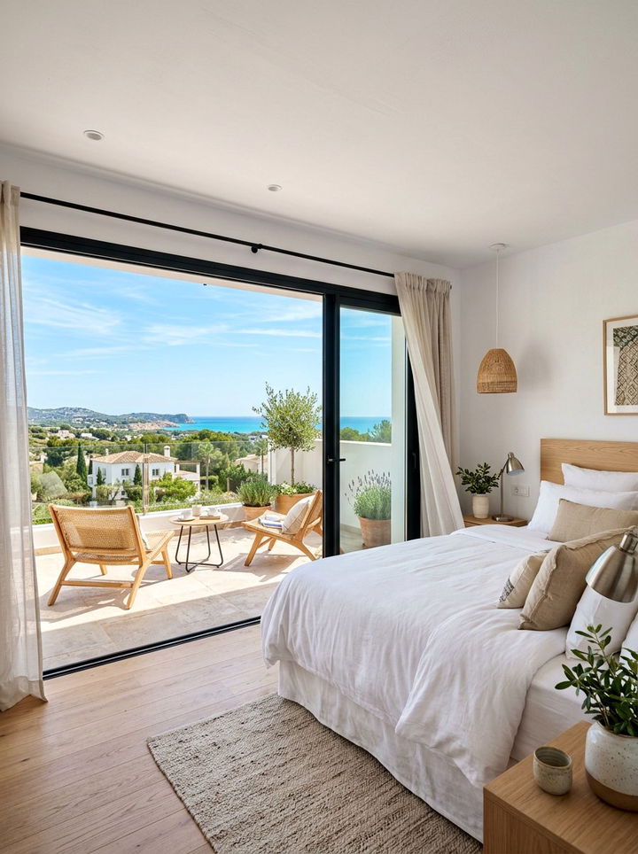 Balcony Bedroom - 30 airy bedroom ideas