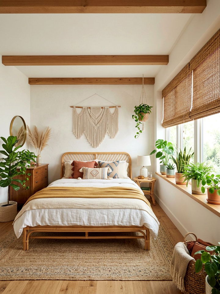 Bamboo Blind Bedroom Window - 30 bedroom window ideas