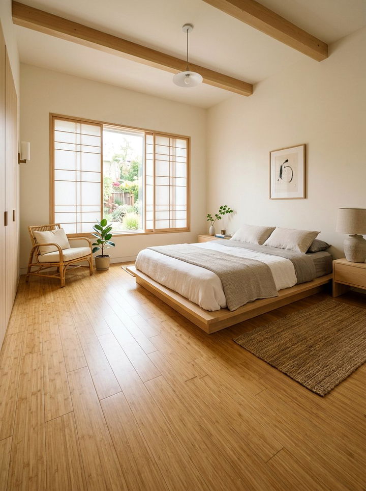 Bamboo Floor Bedroom - 30 bedroom floor design ideas