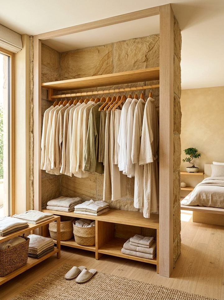 Bamboo Hanger Set - 30 bedroom wooden hangers