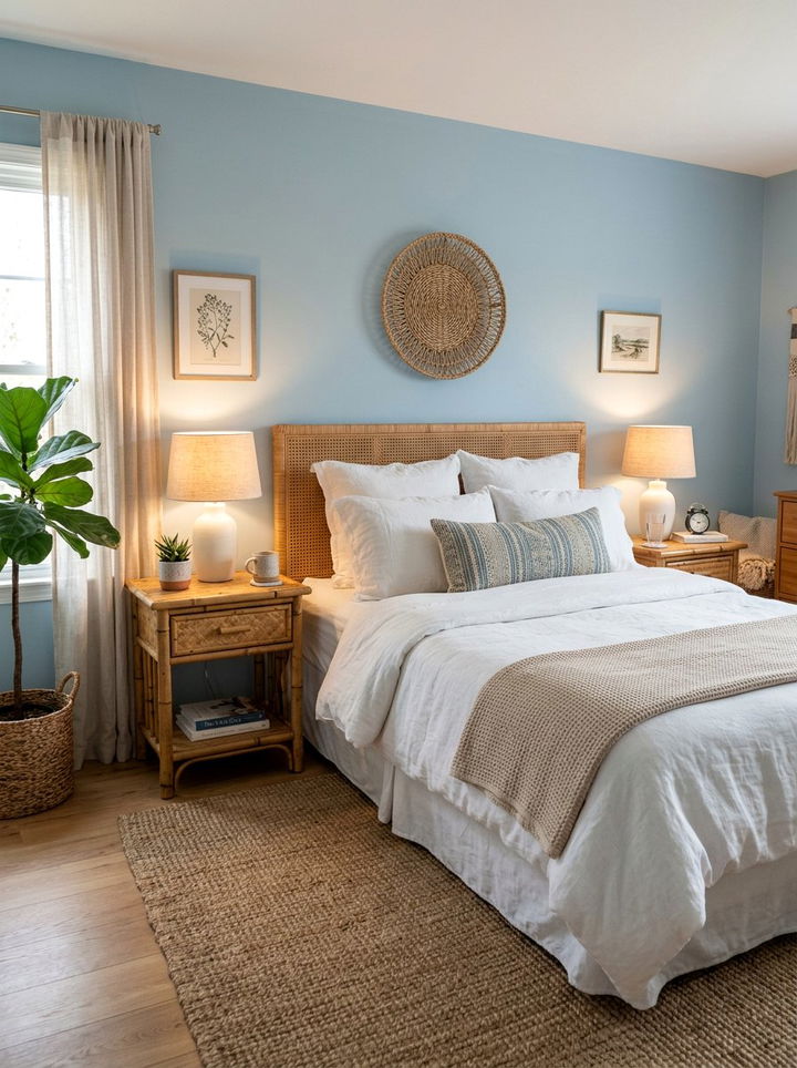 Bamboo Nightstand - 30 bamboo bedroom ideas