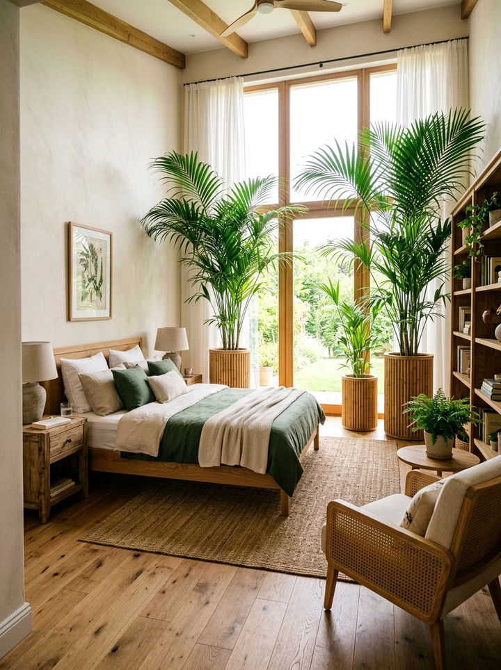 Bamboo Planter - 30 bamboo bedroom ideas