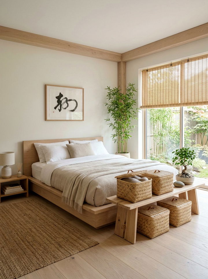 Bamboo Storage Bins For Natural Look - 30 bedroom storage bins