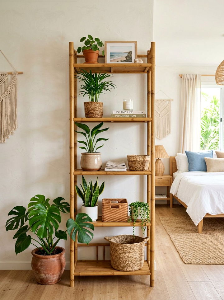 30 Stylish Bedroom Plant Shelves to Bring Nature Indoors