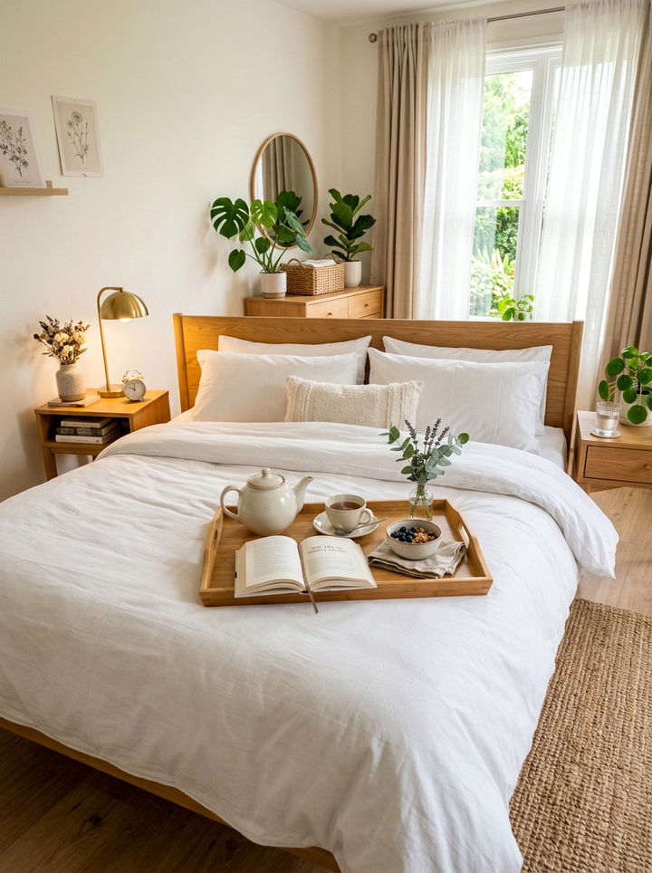 Bamboo Tray Decor - 30 bamboo bedroom ideas