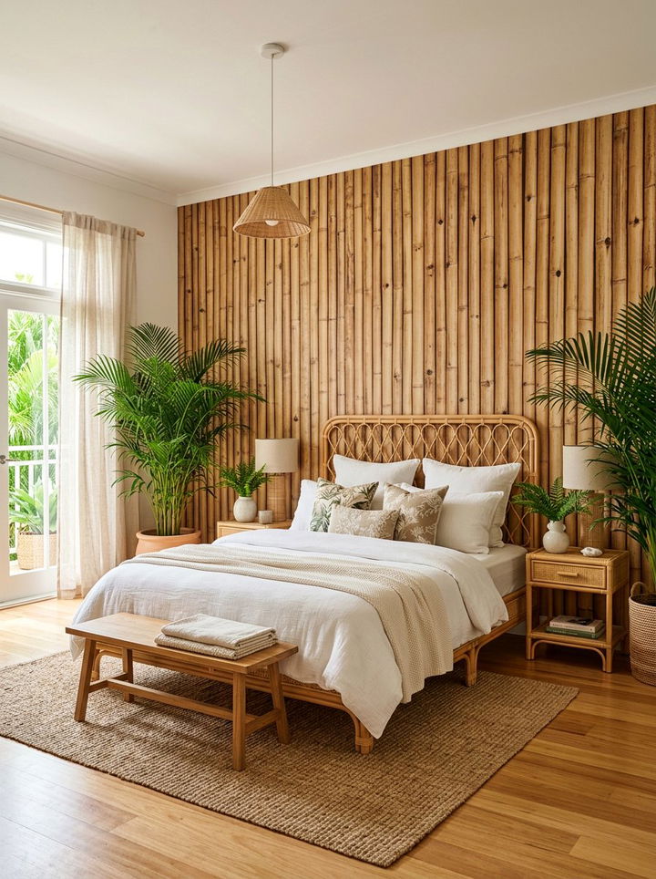Bamboo Wall Covering - 30 bedroom textured walls
