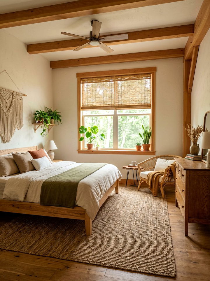 Bamboo Window Blinds - 30 bedroom refresh ideas