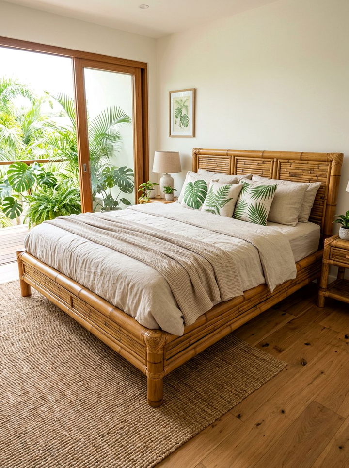 Bamboo platform bed frame - 30 bedroom bed frames