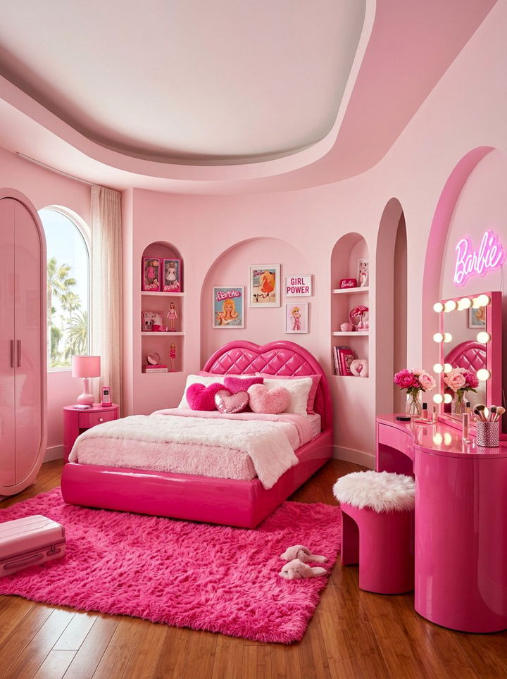 Barbiecore Bedroom - 30 hot pink bedroom ideas
