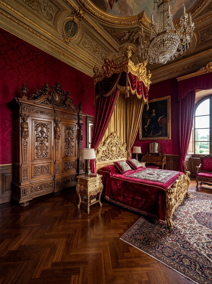 Baroque bedroom furniture - 30 Italian bedroom ideas