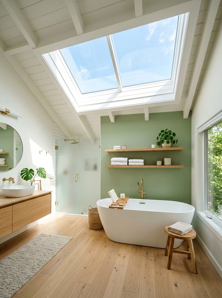 Bathroom skylight installation - 30 bedroom to bathroom conversion ideas