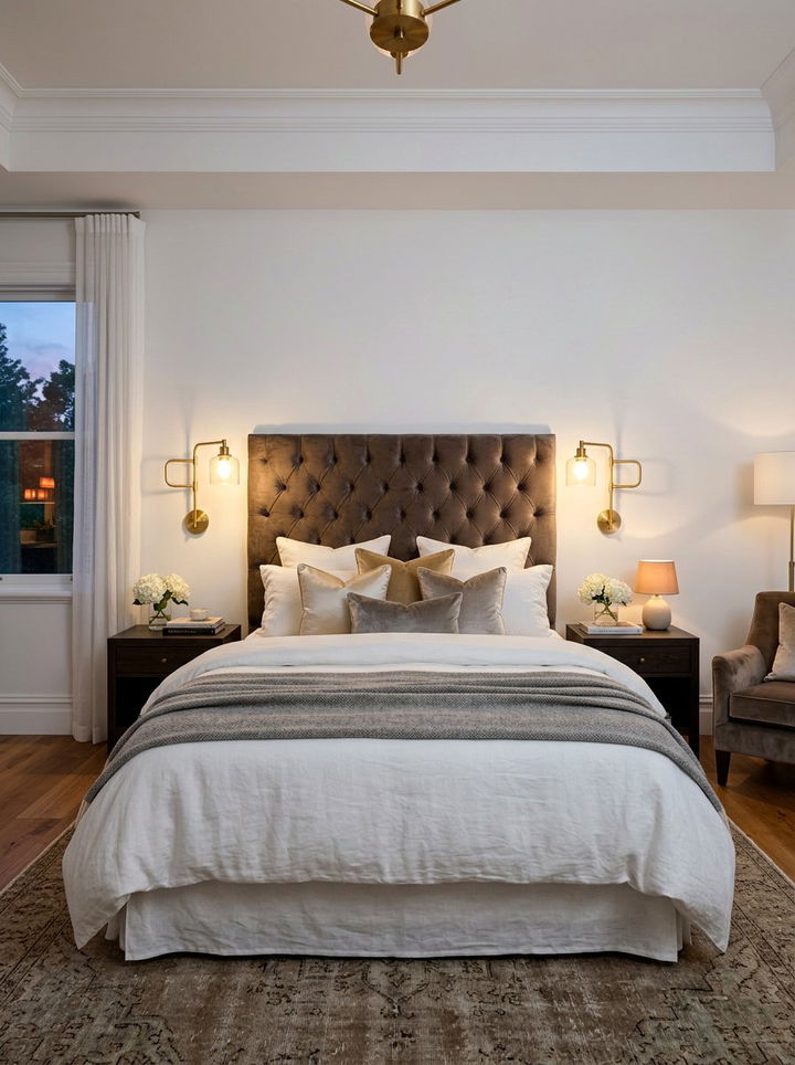 Battery Operated Wall Sconces - 30 no damage bedroom ideas