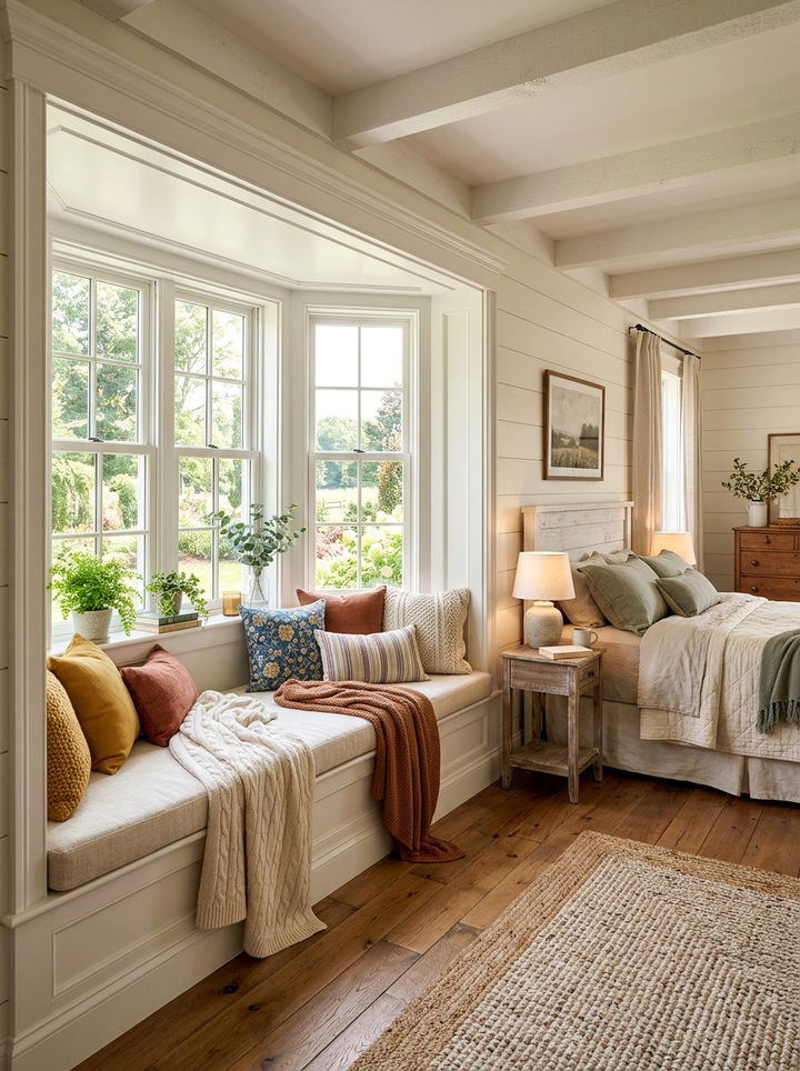 Bay Window Bedroom Nook - 30 bedroom window design ideas