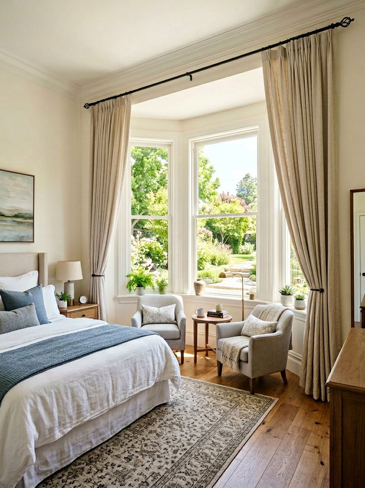 Bay Window - 30 character home bedroom ideas