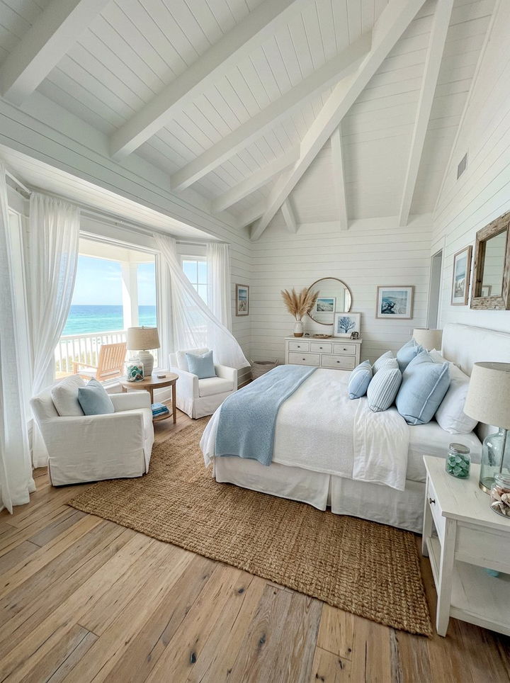 Beach House Bedroom - 30 surfing bedroom ideas