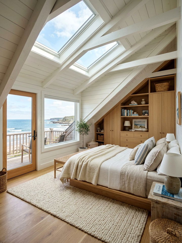 Beach House Loft Bedroom - 30 beach house bedroom ideas