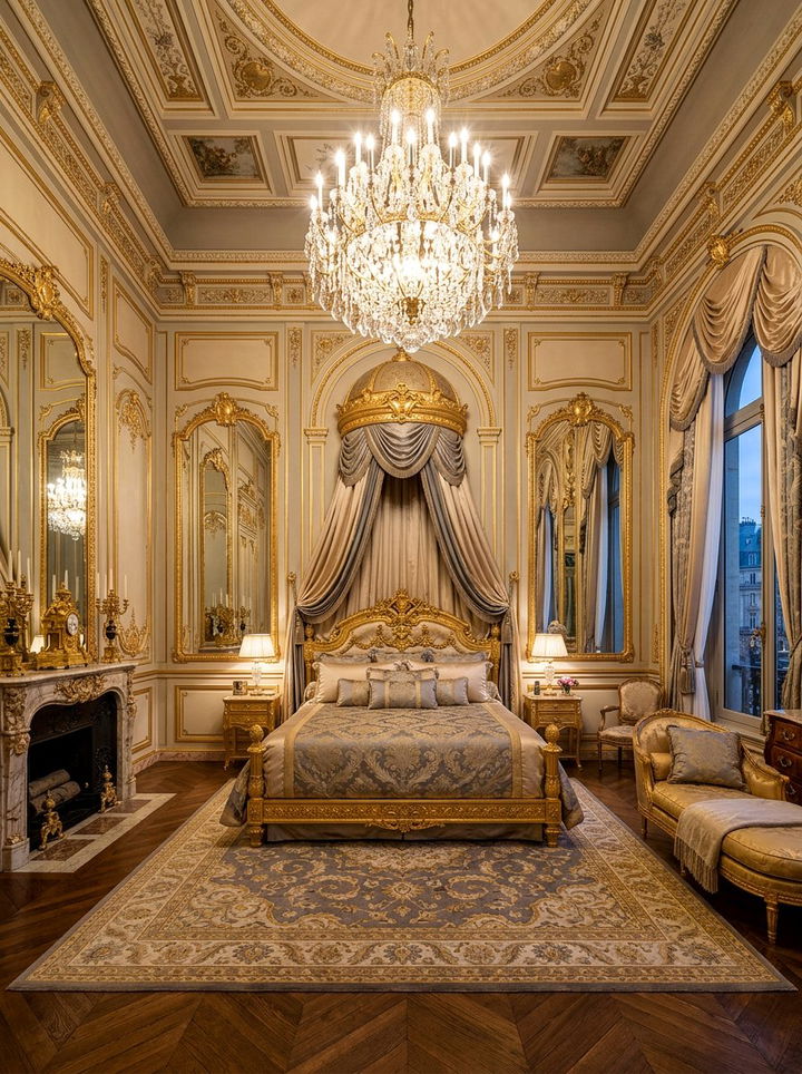 Beaux arts bedroom - 30 historic home bedroom ideas