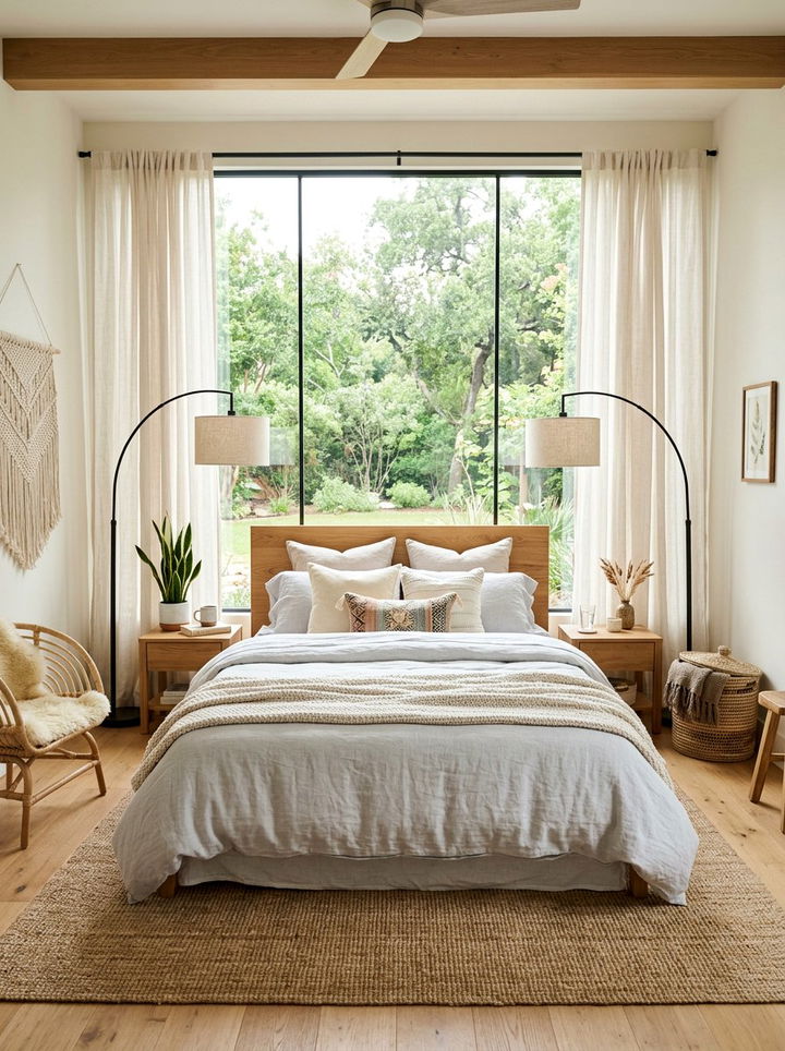 Bed Placement Under Window - 30 bedroom space planning ideas